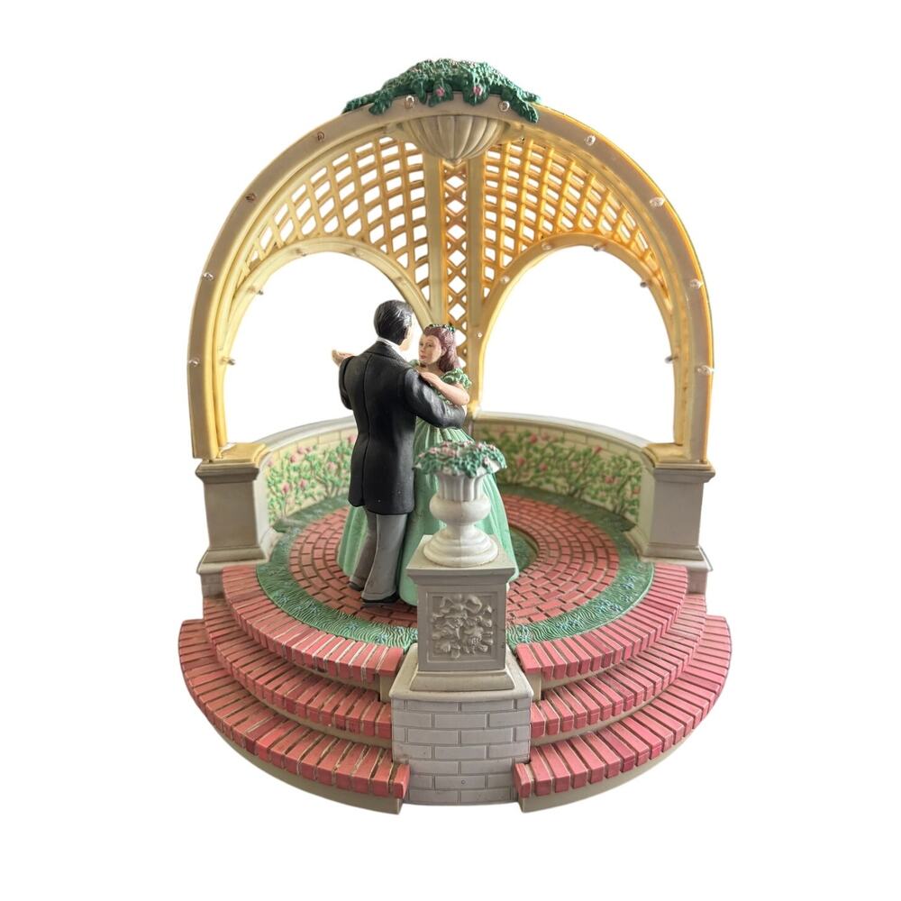 Gone With The Wind Enesco Deluxe Gazebo Figurine Animated FLAWS